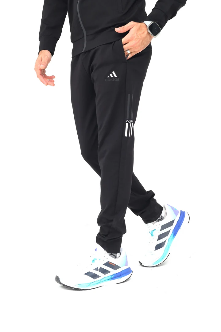 Adidas black premium stretch tracksuit - Image 3