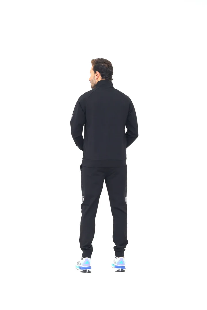 Adidas black premium stretch tracksuit - Image 4