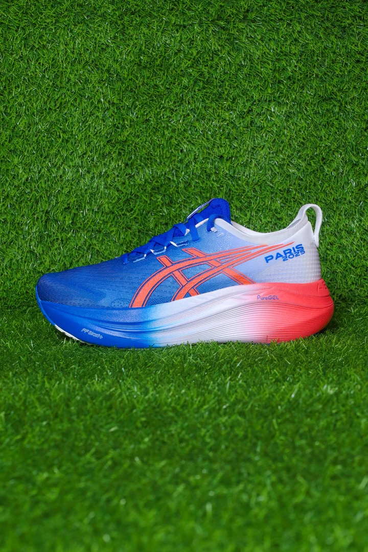 ASICS GEL NIMBUS 27 BLUE-RED - Image 3